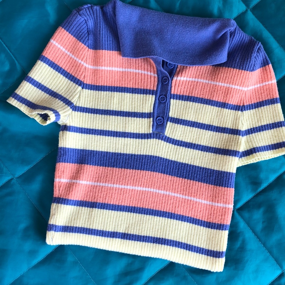 Forever 21 ribbed cropped Tee